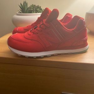 New Balance Red Tennis Shoes